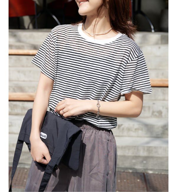 OUTDOOR PRODUCTS Usual Things「シアースラブコットン エブリデイTEE」|Tシャツ・カットソー|ブラック