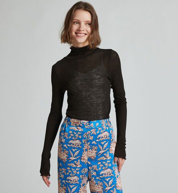 MACPHEE「ウールリブ タートルネックプルオーバー」|Tシャツ・カットソー|