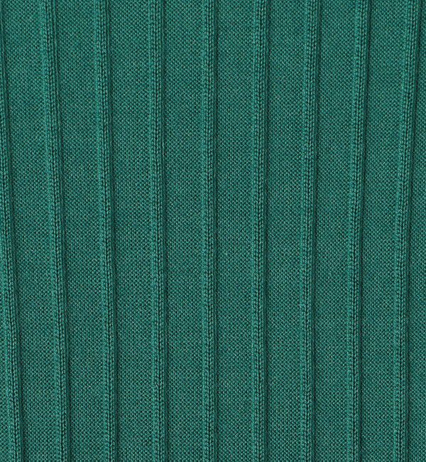 TOMORROWLAND collection「カシミヤシルクリブ ハーフスリーブプルオーバー」|ニット・セーター|