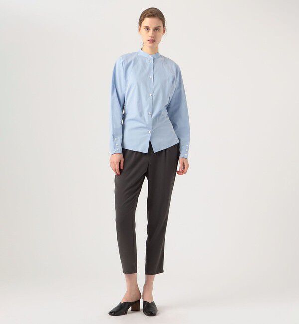 DES PRES「スビンコットンツイル ラグランフィットウエストブラウス」|シャツ・ブラウス|