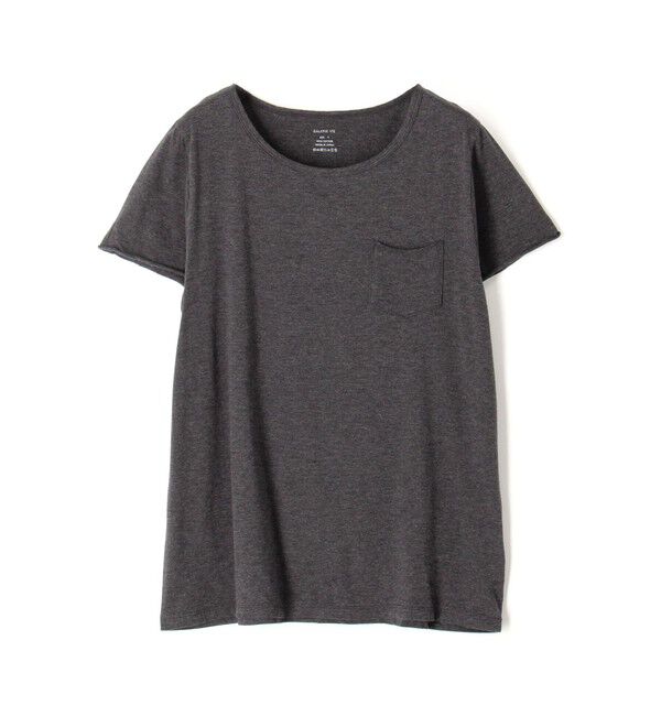 GALERIE VIE「スムージーコットン クルーネックハーフスリーブ」|Tシャツ・カットソー|17 チャコールグレー