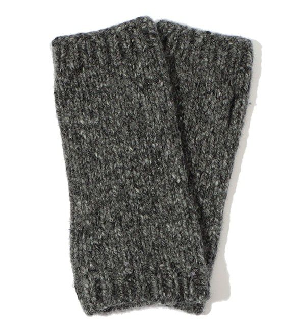 TOMORROWLAND GOODS「Johnstons of Elgin ドネガル ニットグローブ」|手袋|16 グレー系