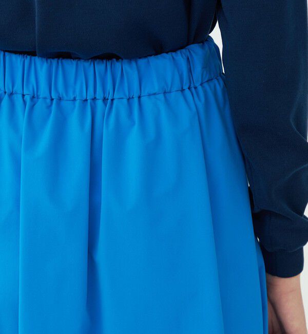 Ballsey「ストレッチタフタ ボリュームギャザースカート」|フレア|