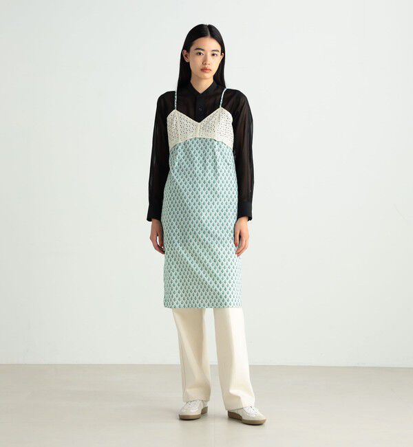 BACCA「リバティプリントレース キャミソールワンピース」|ワンピース|