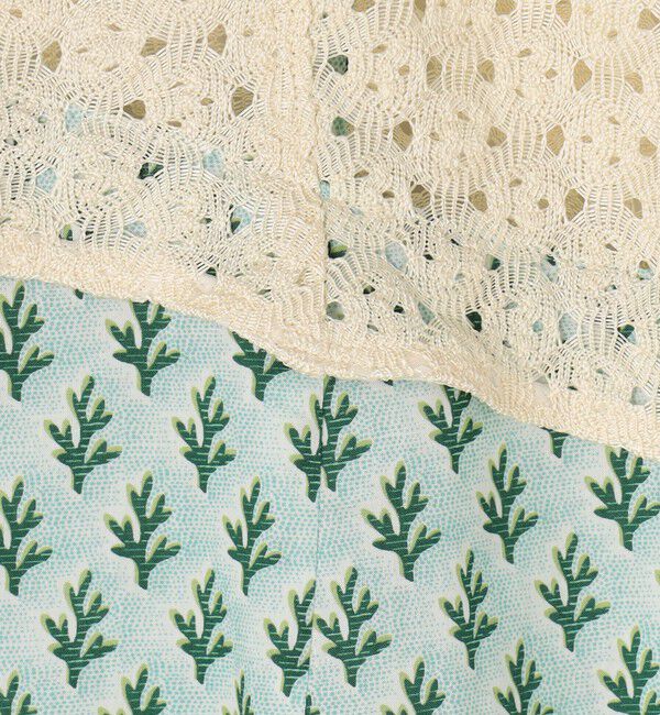 BACCA「リバティプリントレース キャミソールワンピース」|ワンピース|