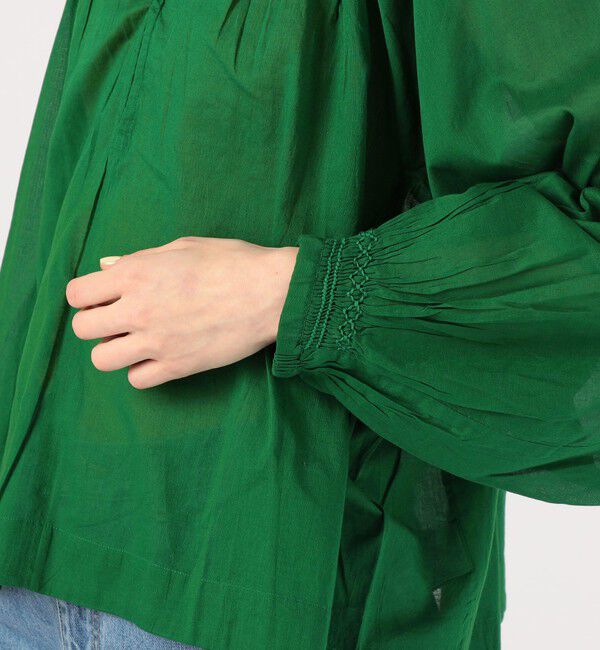 TOMORROWLAND BUYING WEAR「ne Quittez pas コットンボイル スモッキングブラウス」|シャツ・ブラウス|