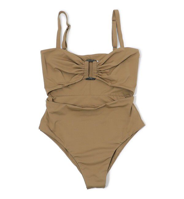 TOMORROWLAND GOODS「ANEMOS カットアウトワンピーススイムウエア」|コンビネゾン|43 ベージュ