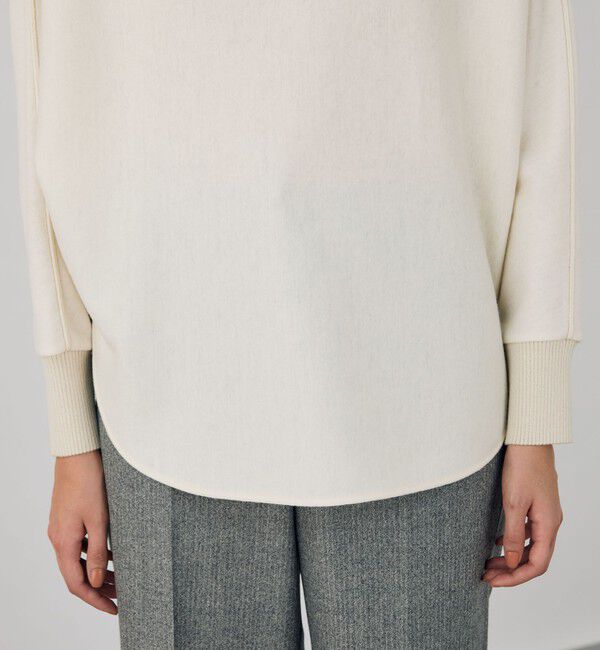 DES PRES「ニットコンビネーション タートルネックプルオーバー」|Tシャツ・カットソー|