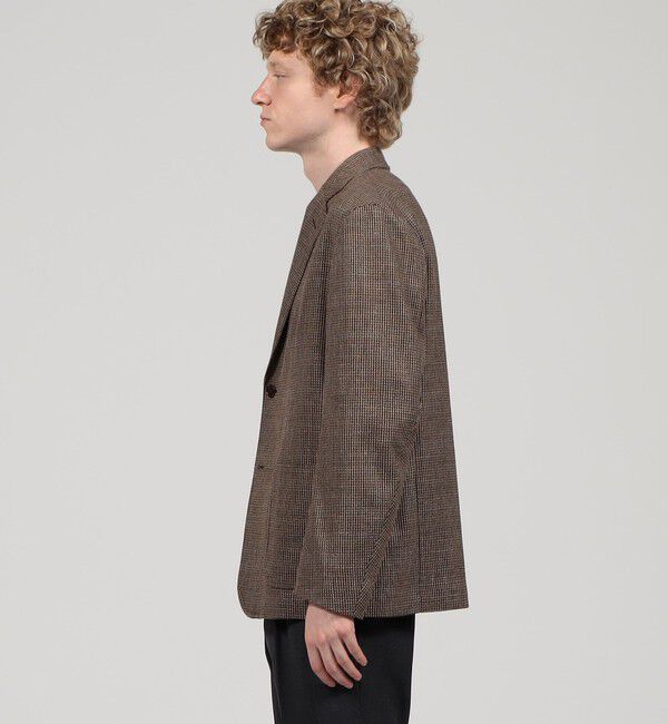 TOMORROWLAND MENS「ファンシーツイード シングルブレステッド2Bジャケット」|テーラードジャケット|