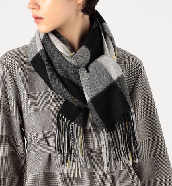 TOMORROWLAND GOODS「TOMORROWLAND チェック カシミヤストール」|ストール|
