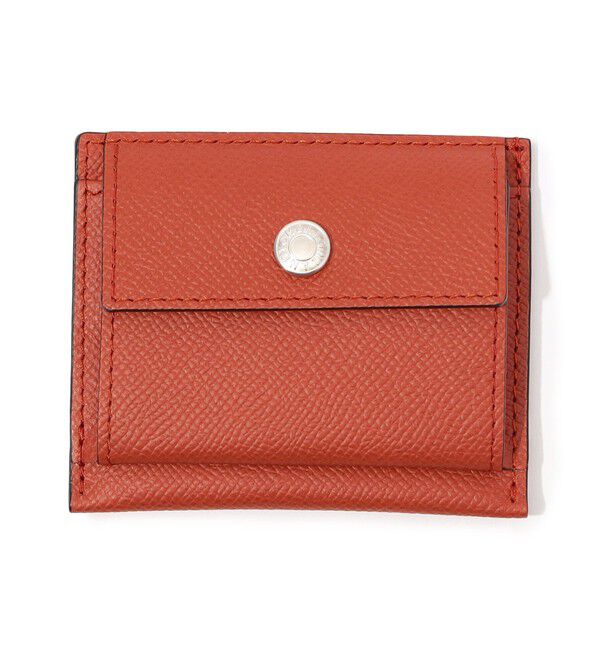 TOMORROWLAND GOODS「【別注】BROOKLYN MUSEUM シュリンクレザー ミニスナップウォレット」|財布|27 オレンジ