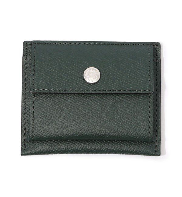 TOMORROWLAND GOODS「【別注】BROOKLYN MUSEUM シュリンクレザー ミニスナップウォレット」|財布|57 カーキ