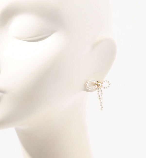 TOMORROWLAND GOODS「LELE SADOUGHI PEARL BOW ピアス」|ピアス|