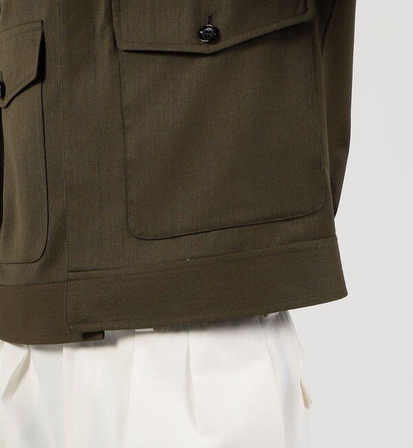 TOMORROWLAND MENS「パタゴニアウールソラーロ フライトジャケット DORMEUIL」|ブルゾン・スタジャン|