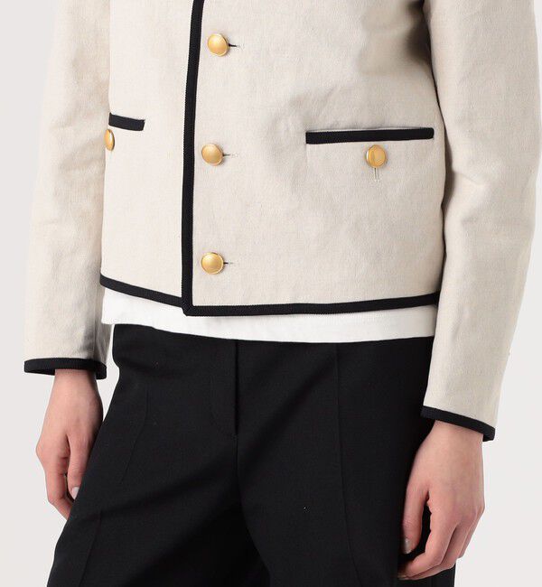 TOMORROWLAND BUYING WEAR「【別注】UNION LAUNCH NO COLLAR ジャケット」|ノーカラージャケット|