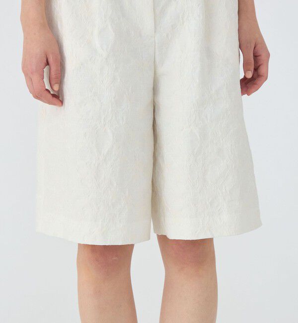 TOMORROWLAND collection「フラワージャカード 2タックキュロット」|キュロット|