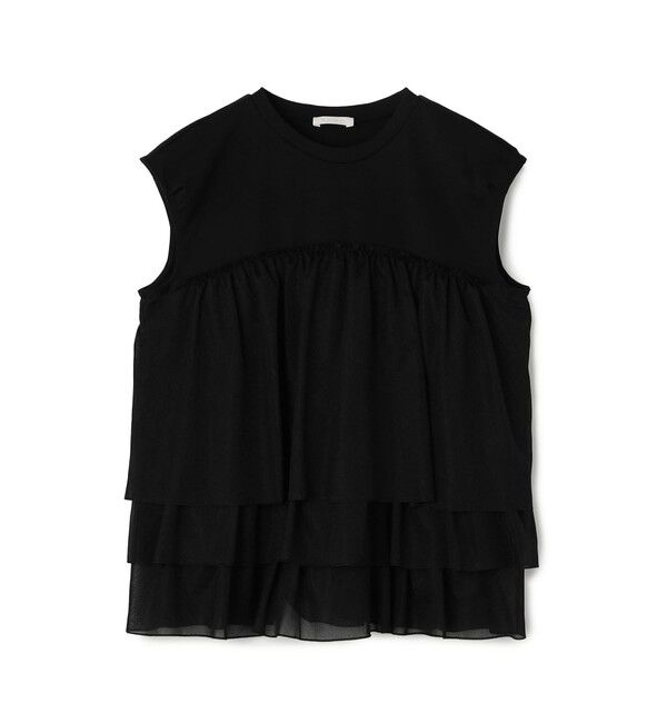 Ballsey「ジャージーコンビ ティアードプルオーバー」|Tシャツ・カットソー|19 ブラック