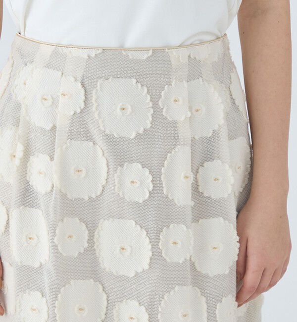 Ballsey「シアーウェーブジャカード コクーンスカート」|スカート|