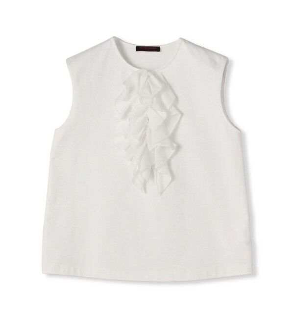 TOMORROWLAND collection「バスクジャージー ノースリーブプルオーバー」|Tシャツ・カットソー|11 ホワイト