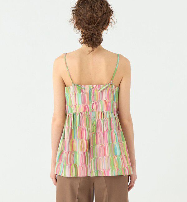 TOMORROWLAND collection「リュバンプリント ペプラムキャミソール」|その他|