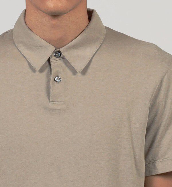 JAMES PERSE「コットンジャージー ポロシャツ MBEL3710」|ポロシャツ|