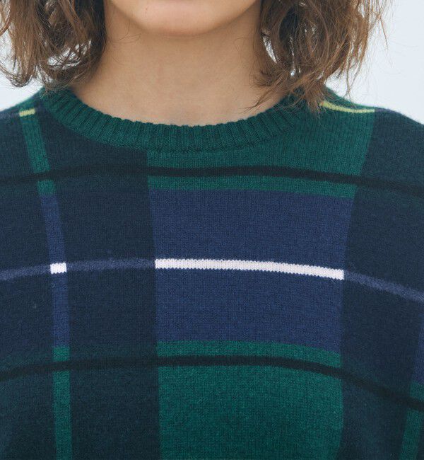 MACPHEE「NZ LAMBS プリント クルーネックプルオーバー」|ニット・セーター|