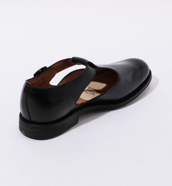 TOMORROWLAND GOODS「SANDERS ポリッシュドレザー Tストラップ ミリタリーサンダル」|その他|