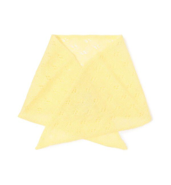 Edition「キッドモヘヤ スカーフ」|バンダナ・スカーフ|21 ライトイエロー