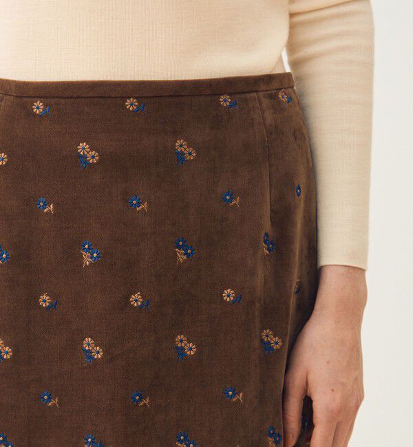 TOMORROWLAND collection「フルーロンベル Iラインスカート」|タイト|