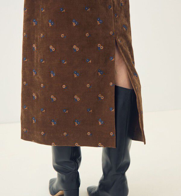 TOMORROWLAND collection「フルーロンベル Iラインスカート」|タイト|