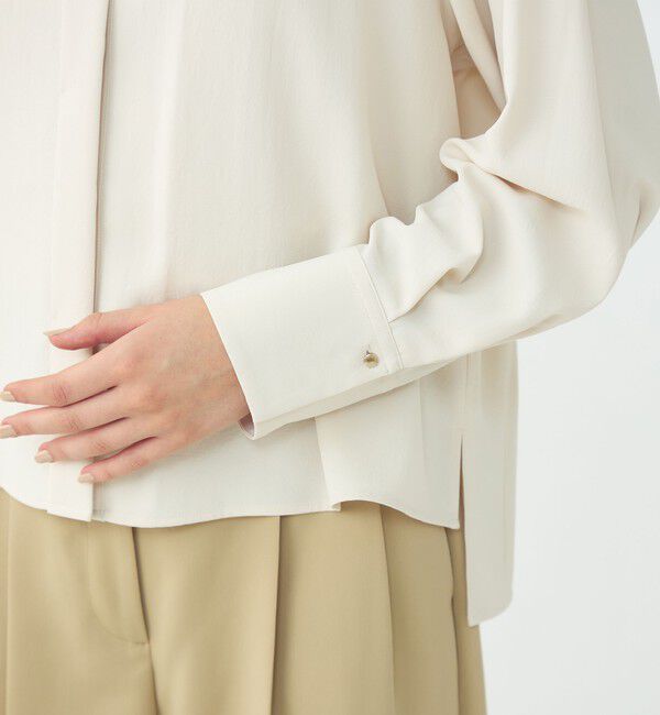 Ballsey「サンディジョーゼット ボックスシルエットブラウス」|シャツ・ブラウス|