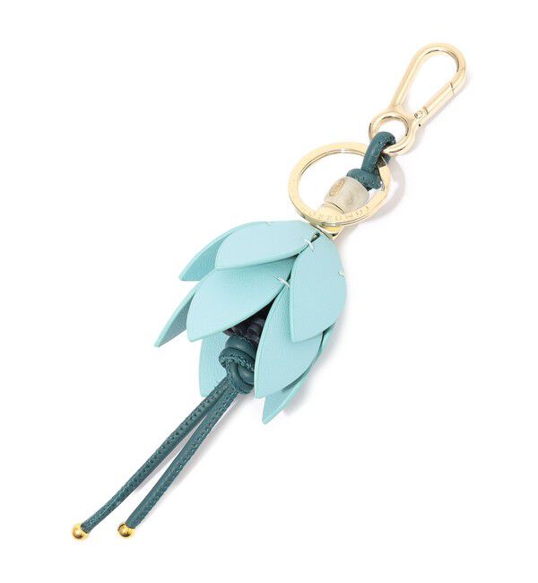 TOMORROWLAND GOODS「Atelier TOMORROWLAND フラワー チャーム」|キーケース|63 ライトブルー
