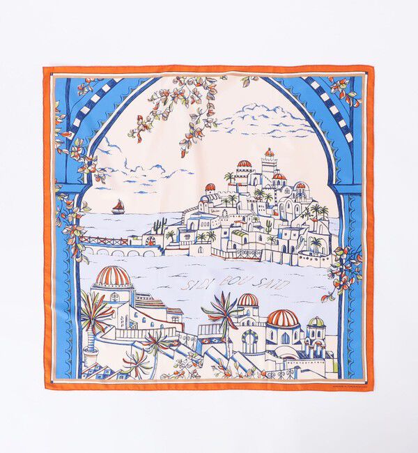TOMORROWLAND GOODS「【別注】manipuri VIEW シルクスカーフ」|バンダナ・スカーフ|