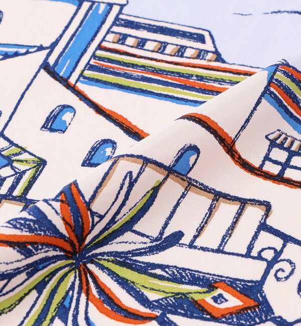 TOMORROWLAND GOODS「【別注】manipuri VIEW シルクスカーフ」|バンダナ・スカーフ|