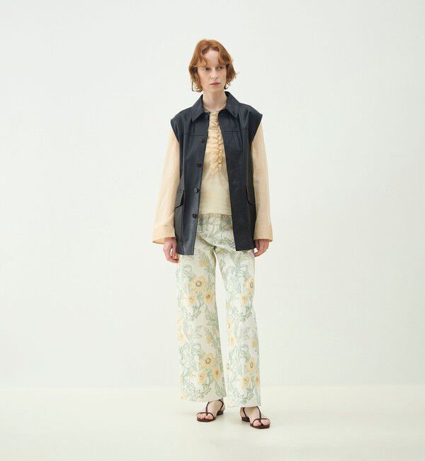 MACPHEE「シルクブレンドスラブ プルオーバーブラウス」|シャツ・ブラウス|