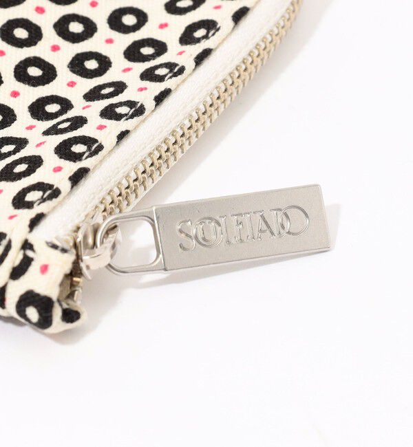 SOULEIADO「SOULEIADO コットンオックス フラットポーチ」|ポーチ|