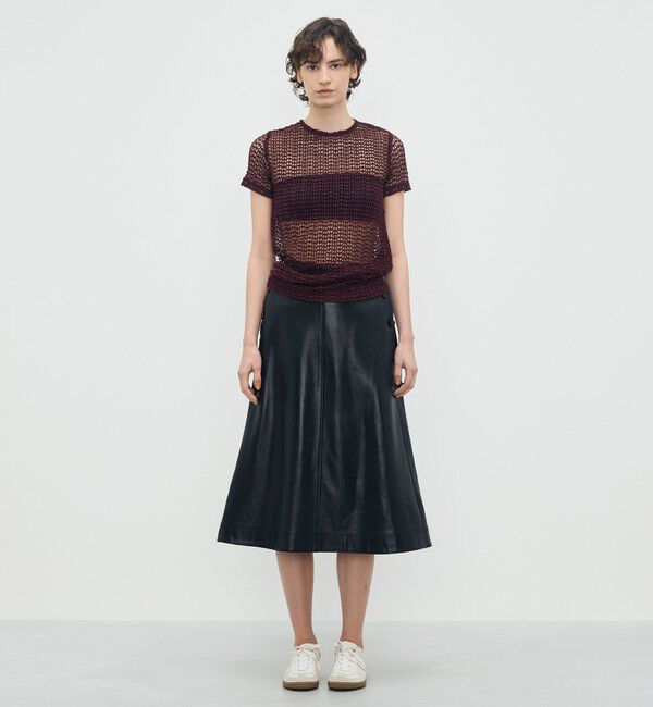 BACCA「ラッセルレース ハーフスリーブプルオーバー」|Tシャツ・カットソー|