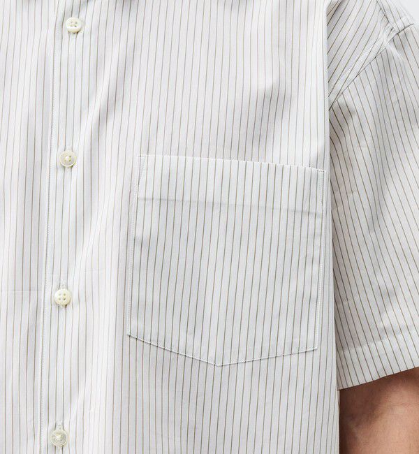 Edition「THOMAS MASON ストライブハーフスリーブシャツ」|シャツ・ブラウス|