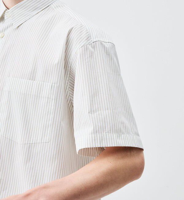 Edition「THOMAS MASON ストライブハーフスリーブシャツ」|シャツ・ブラウス|