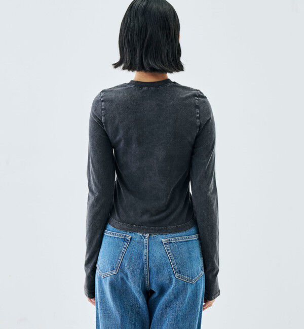 Edition「ストレッチコットンガーメントダイ カーディガン」|カーディガン|