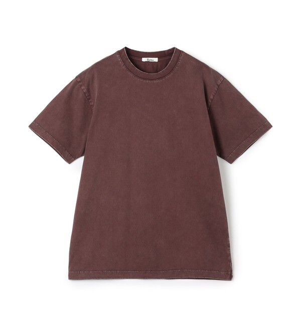 Edition「コットンガーメントダイ ショートスリーブプルオーバー」|Tシャツ・カットソー|37 ダークレッド