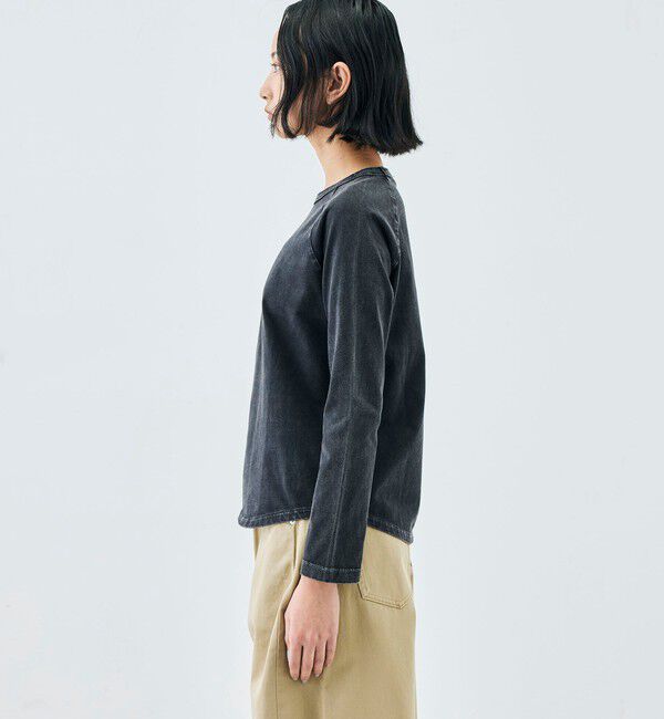 Edition「コットンガーメントダイ ロングスリーブプルオーバー」|Tシャツ・カットソー|