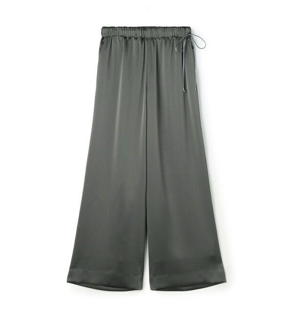 Ballsey「ノーブルサテン ワイドパンツ」|その他|17 グレー