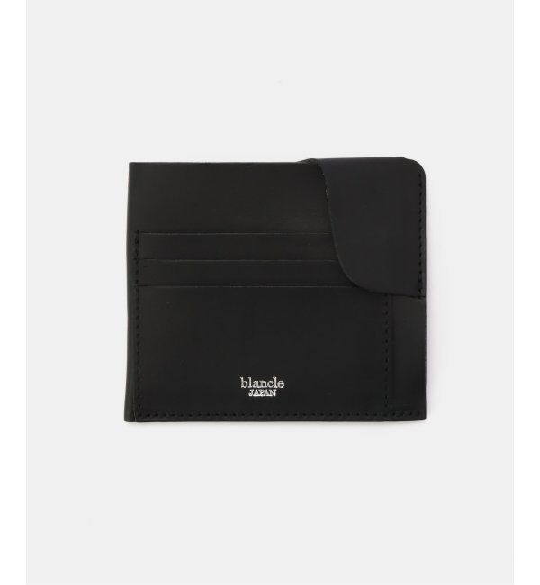  「【blancle/ ブランクレ】OILED SMOOTH LEATHER Smart wallet」|財布|ブラック