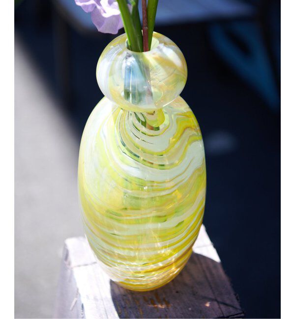 journal standard Furniture「FLOWER VASE 2 MARBLE 花器　花瓶　フラワーベース」|その他|