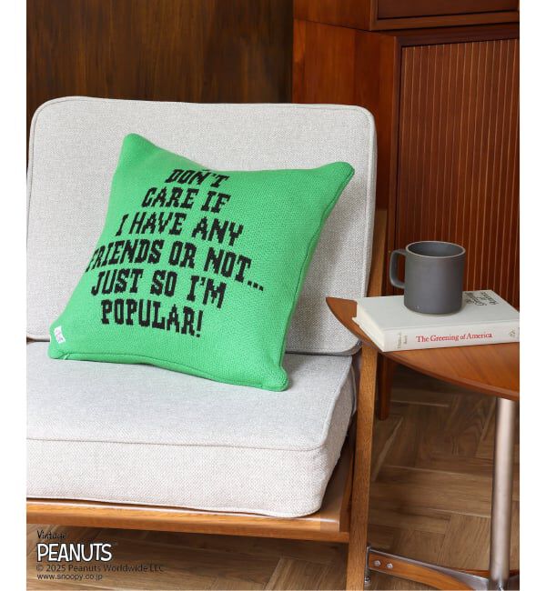 journal standard Furniture「【PEANUTS&times;SPORTS WEAR by JSF】別注 KNIT CUSHION クッションカバー」|クッション・クッションカバー|