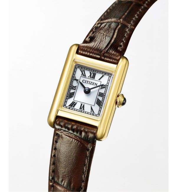 HIROB「CITIZEN Kii Classic Square EG2797-13A Yellow gold」|腕時計|