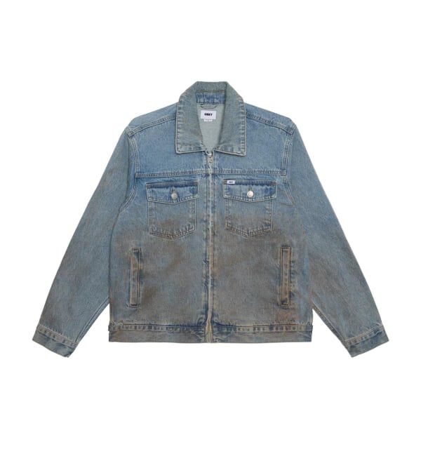 JOINT WORKS「OBEY / オベイ OBEY BASE TRUCKER JACKET」|デニムジャケット|ブルー A
