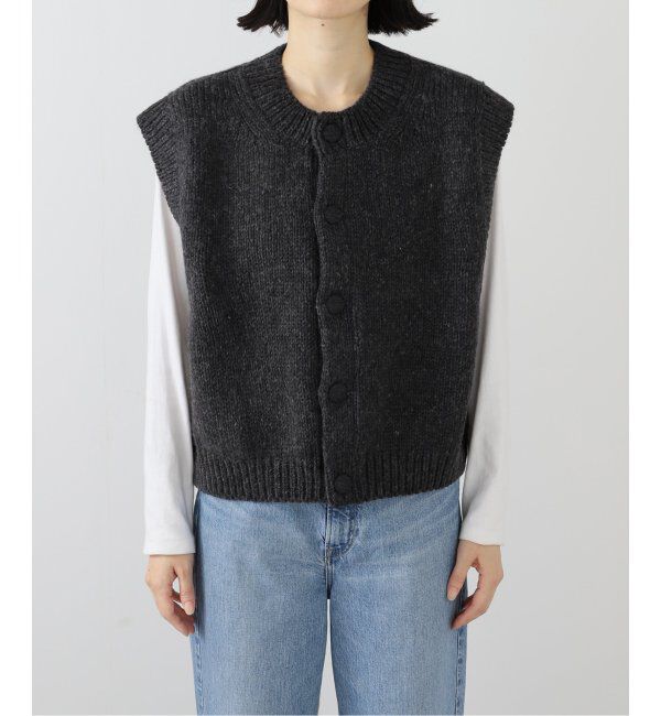 Plage「JANE SMITH/ジェーンスミス  SNAP 3G SHORT ニット」|ニット・セーター|