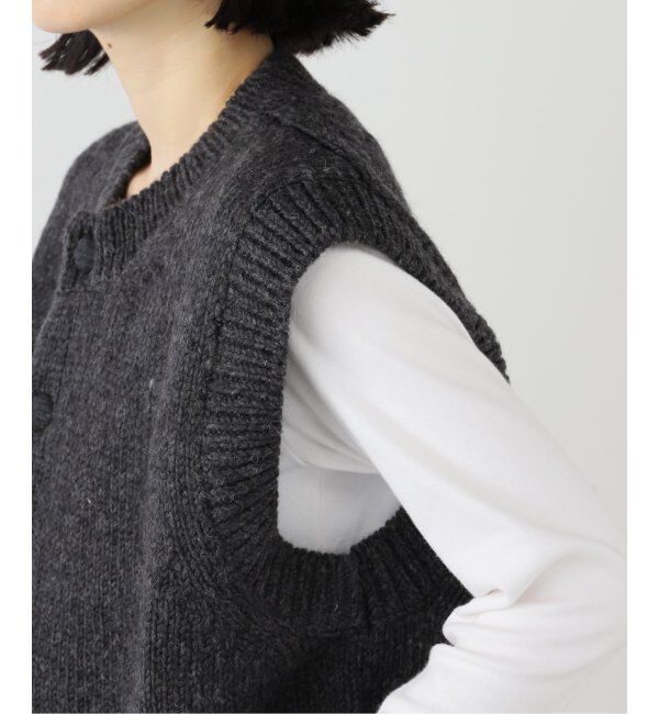 Plage「JANE SMITH/ジェーンスミス  SNAP 3G SHORT ニット」|ニット・セーター|